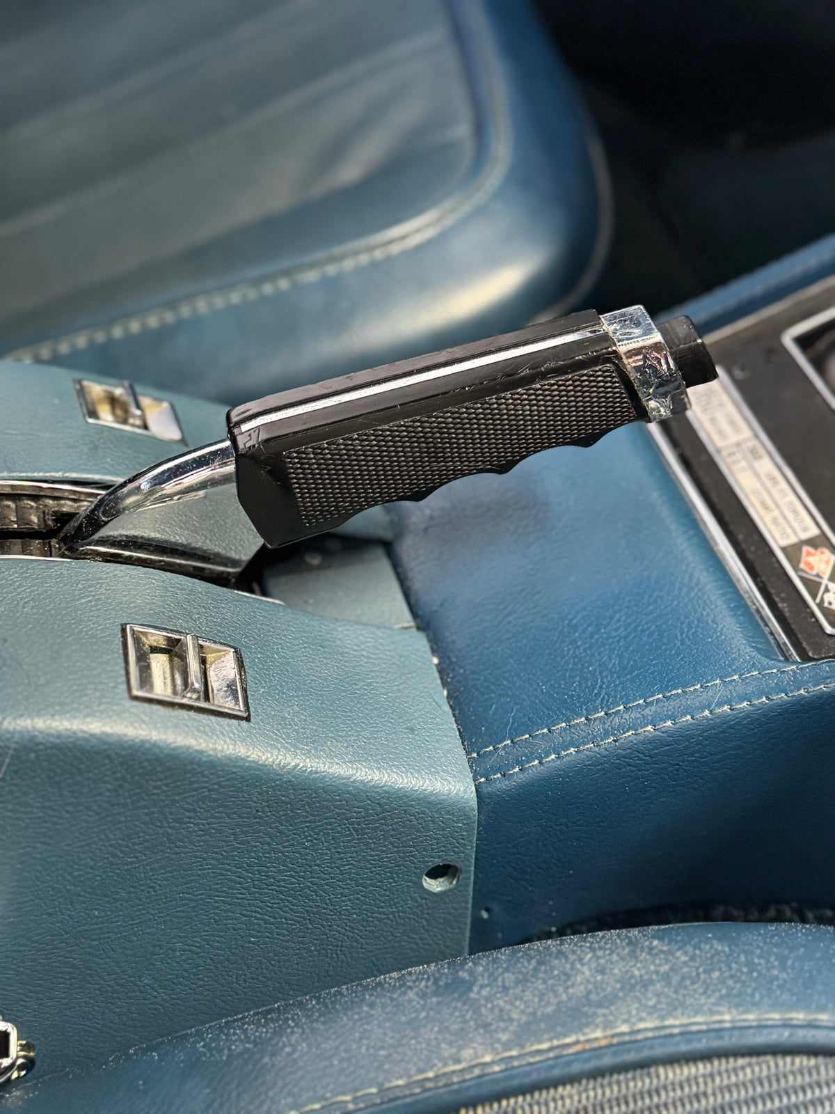 Chevrolet C3 Corvette Cup Holder Under E-brake center console armrest - 1968 - 1982 - 80mm diameter